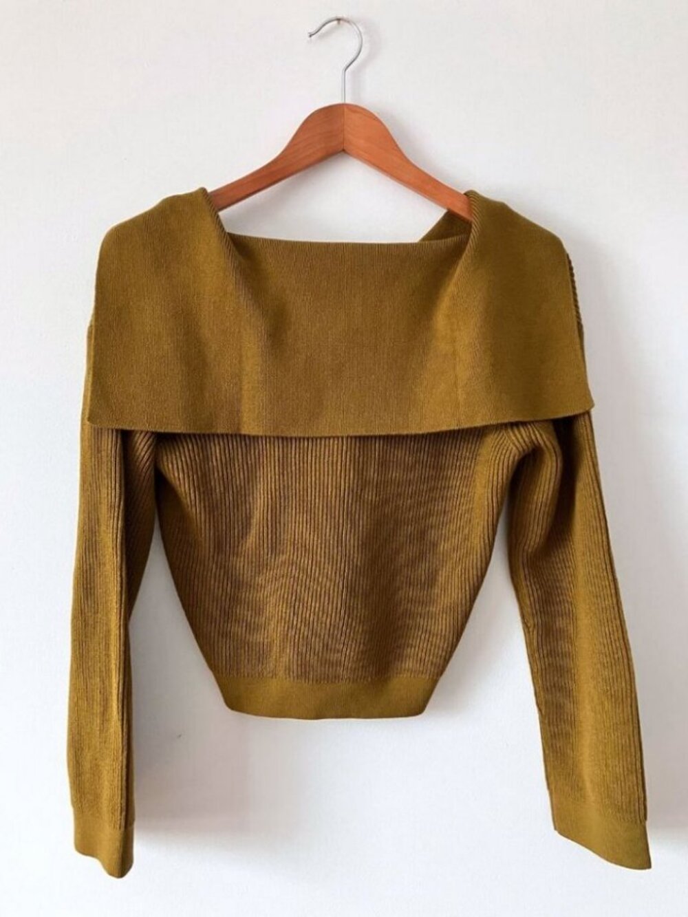 Sezane Claudio Jumper Olive Green / Size XS - Picture 5 of 7